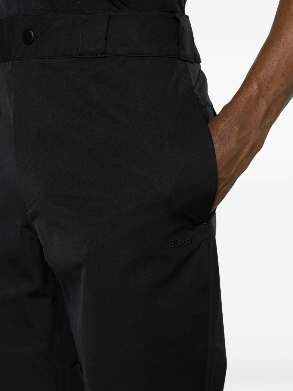 BLAEST Black Standal Straight-LegTrousers