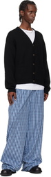 VETEMENTS Black Leather Crosses Cardigan