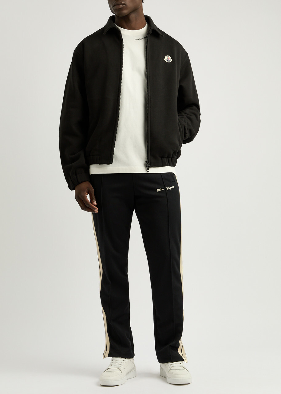 Moncler Logo Cotton T-shirt Cream