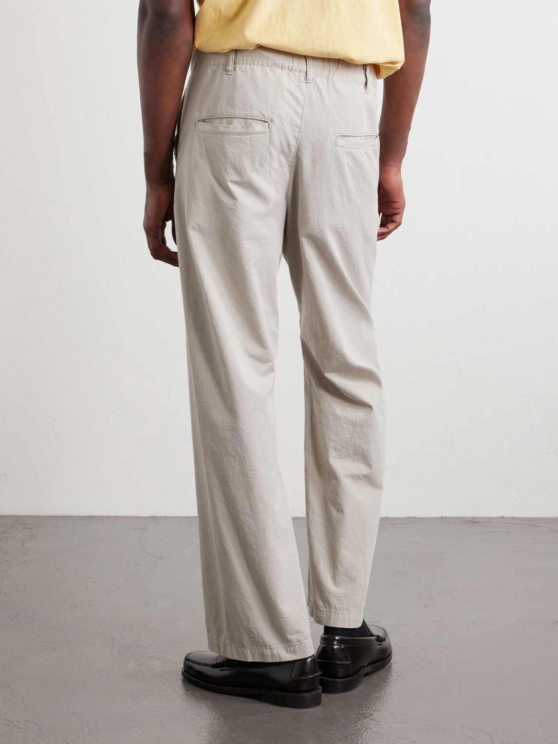 Remi Relief - Straight-Leg Cotton-Twill Trousers - Neutrals