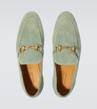 Gucci Gucci Jordaan suede loafers