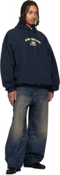 VETEMENTS Navy Holland Tourist Hoodie
