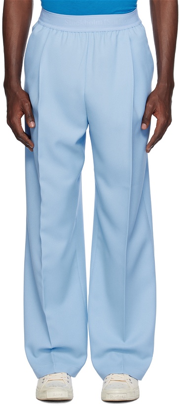Photo: Stockholm (Surfboard) Club SSENSE Exclusive Blue Trousers
