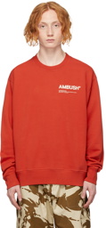 AMBUSH Red 'Workshop' Sweatshirt