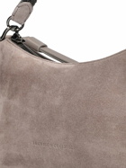 BRUNELLO CUCINELLI - Small Softy Velour Leather Shoulder Bag