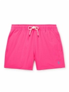 Polo Ralph Lauren - Traveler Straight-Leg Mid-Length Swim Shorts - Pink