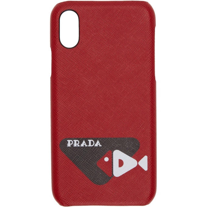 Photo: Prada Red Fish iPhone X Case