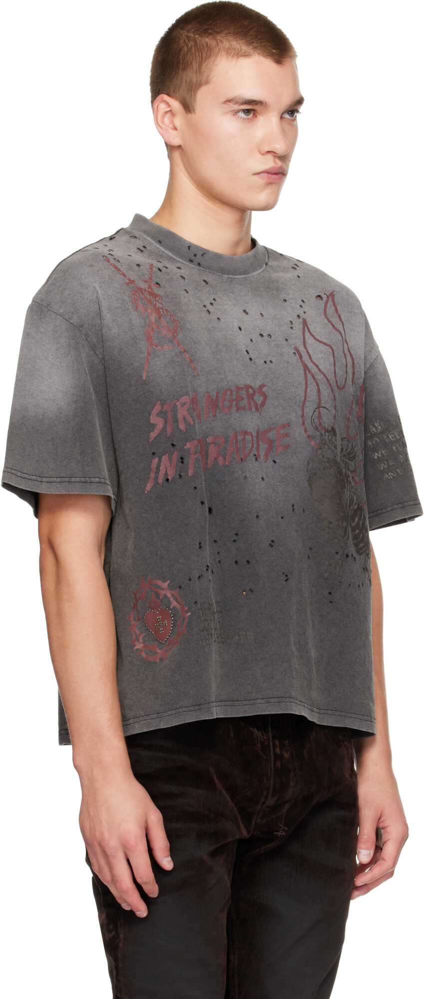 Ksubi Gray Skool Halen S/S T-shirt