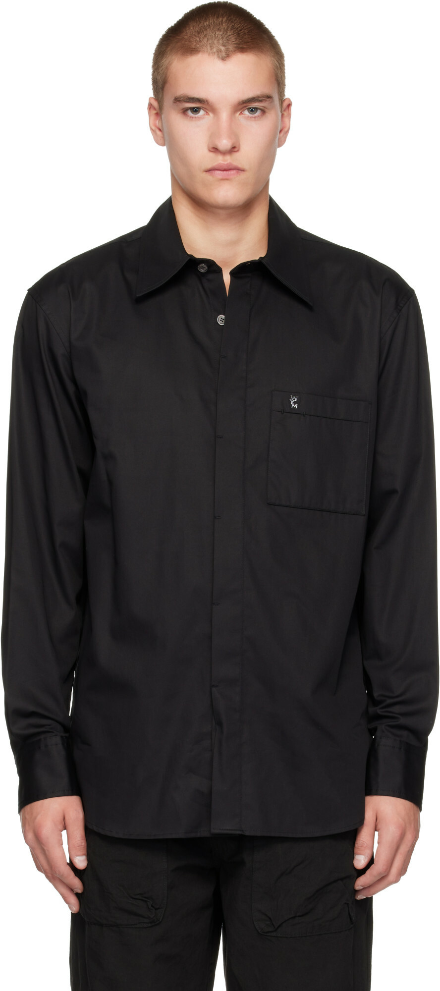 WOOYOUNGMI Black Regular Shirt