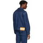 Calvin Klein Jeans Est. 1978 Blue Denim Logo Jacket