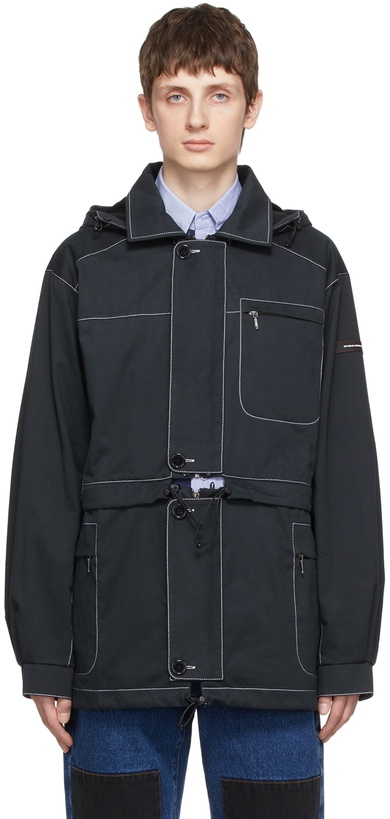 Photo: PALMER Black Cotton Jacket