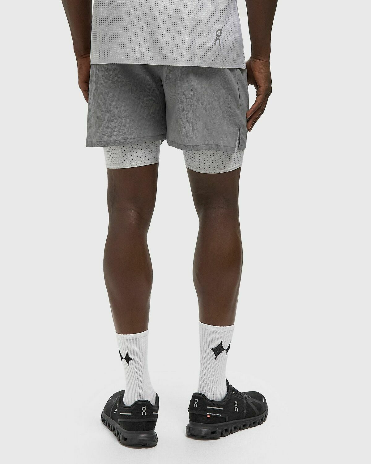 ON Pace Shorts Grey Mens Sport & Team Short