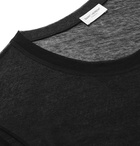 SAINT LAURENT - Cotton-Gauze T-Shirt - Black