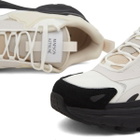 Maison Kitsuné Men's Sora Runner Sneaker in Black/White