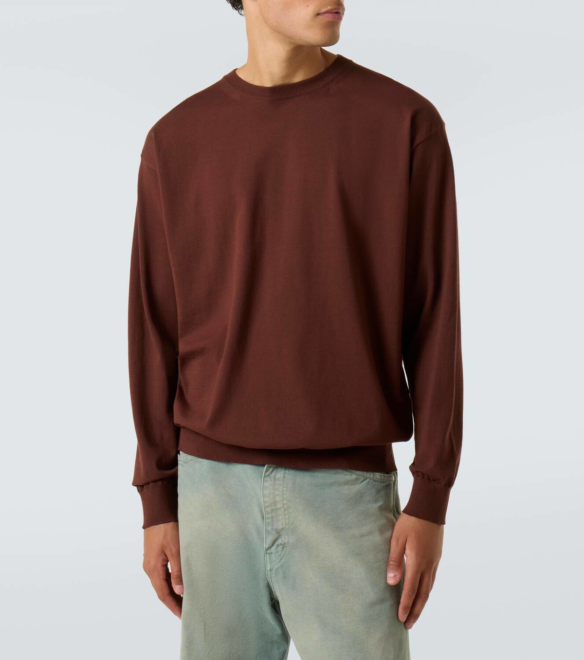 Auralee Knitted cotton sweatshirt Auralee