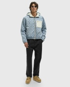 Casablanca CASHMERE TERRY/ DENIM REVERSIBLE JACKET Blue Mens Denim Jacket