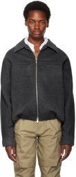 System Gray Zip Jacket