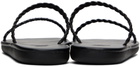 Ancient Greek Sandals Black Aprilia Sandals