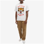 Kenzo Men's Lucky Tiger Oversized T-Shirt in Pale Grey