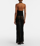 Nili Lotan Nika crochet cotton maxi skirt