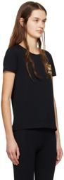 Moschino Black Appliqué T-Shirt