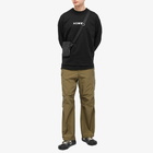 Comme des Garçons Homme Men's Long Sleeve Print T-Shirt in Black