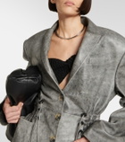 The Mannei Antibes leather blazer