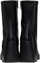 Courrèges Black Vinyl Iconic AC Boots