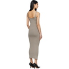 Entire Studios Gray Raw Knit Midi Dress