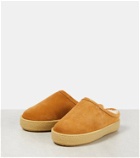 Isabel Marant Fozee shearling-lined suede slippers