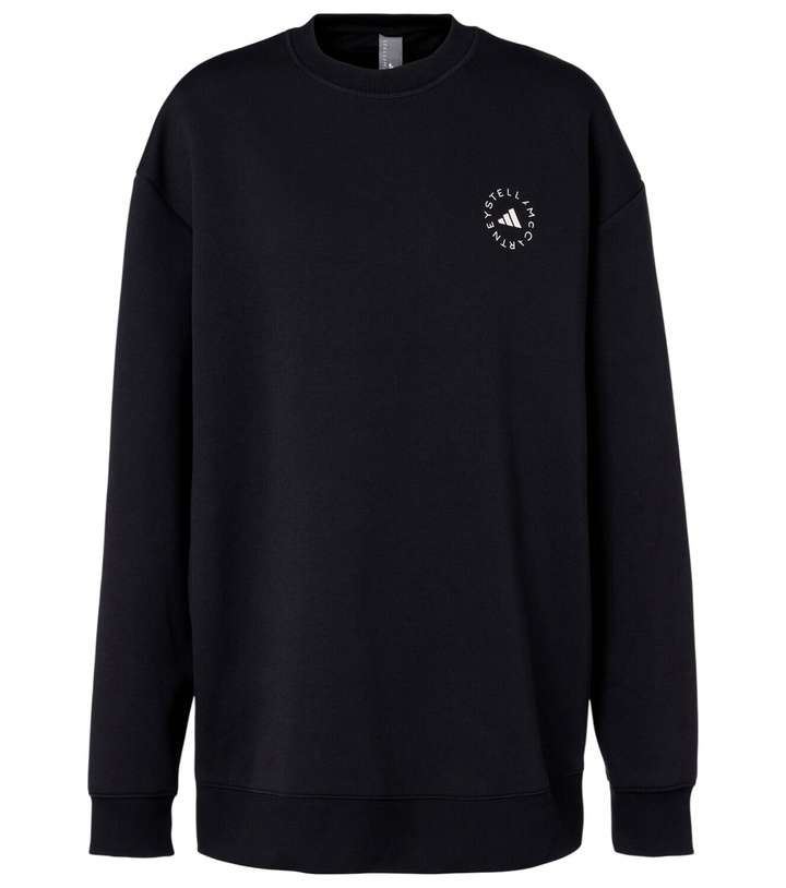 Photo: Adidas by Stella McCartney Logo cotton-blend jersey sweatshirt