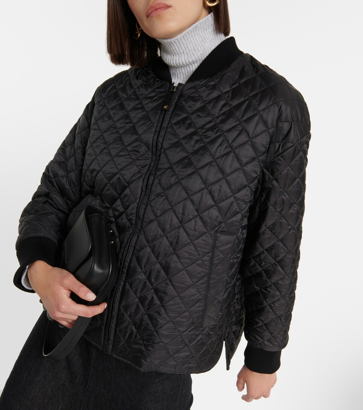 Max Mara Maya quilted bomber jacket Max Mara