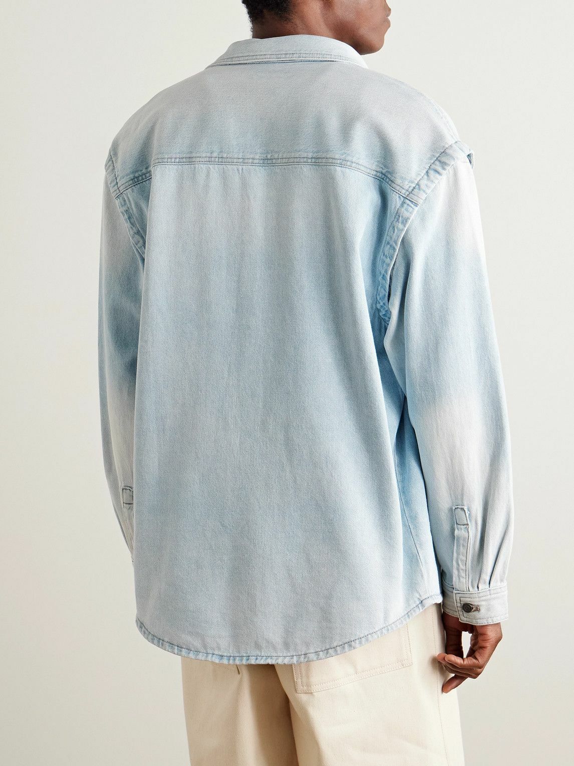 MANAAKI - Nikora Convertible Denim Shirt - Blue