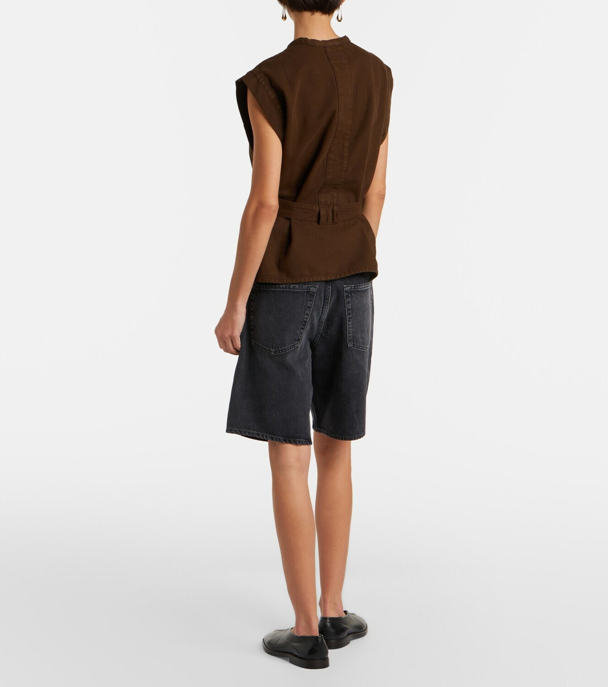 Citizens of Humanity Ayla denim Bermuda shorts