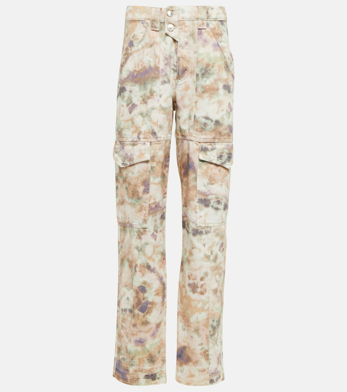 Jean Large Isabel Marant Étoile Coton Gris Taille S - Occasion Parfait état