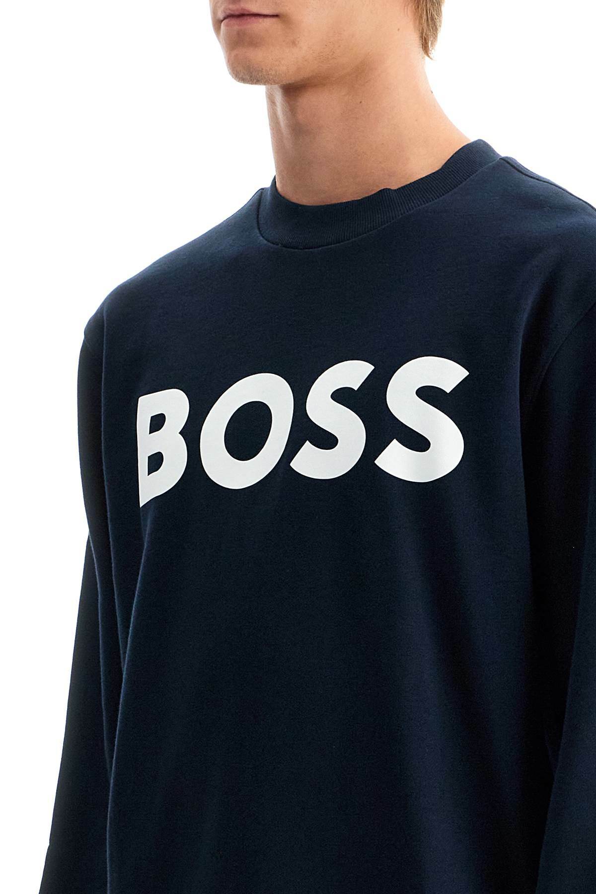 BOSS Men's Sweatshirt Blue