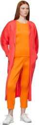 Pleats Please Issey Miyake Orange Monthly Colors January Top