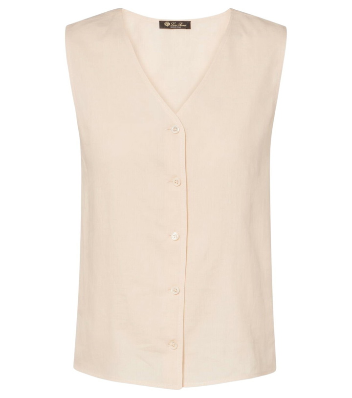 Photo: Loro Piana Milly ramie vest