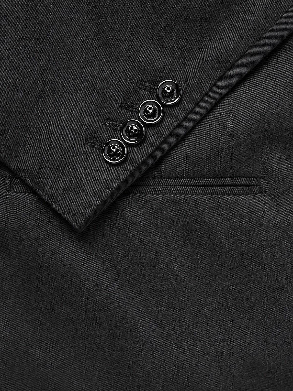 Brunello Cucinelli - Double-Breasted Shawl-Lapel Silk-Twill Tuxedo Jacket - Black