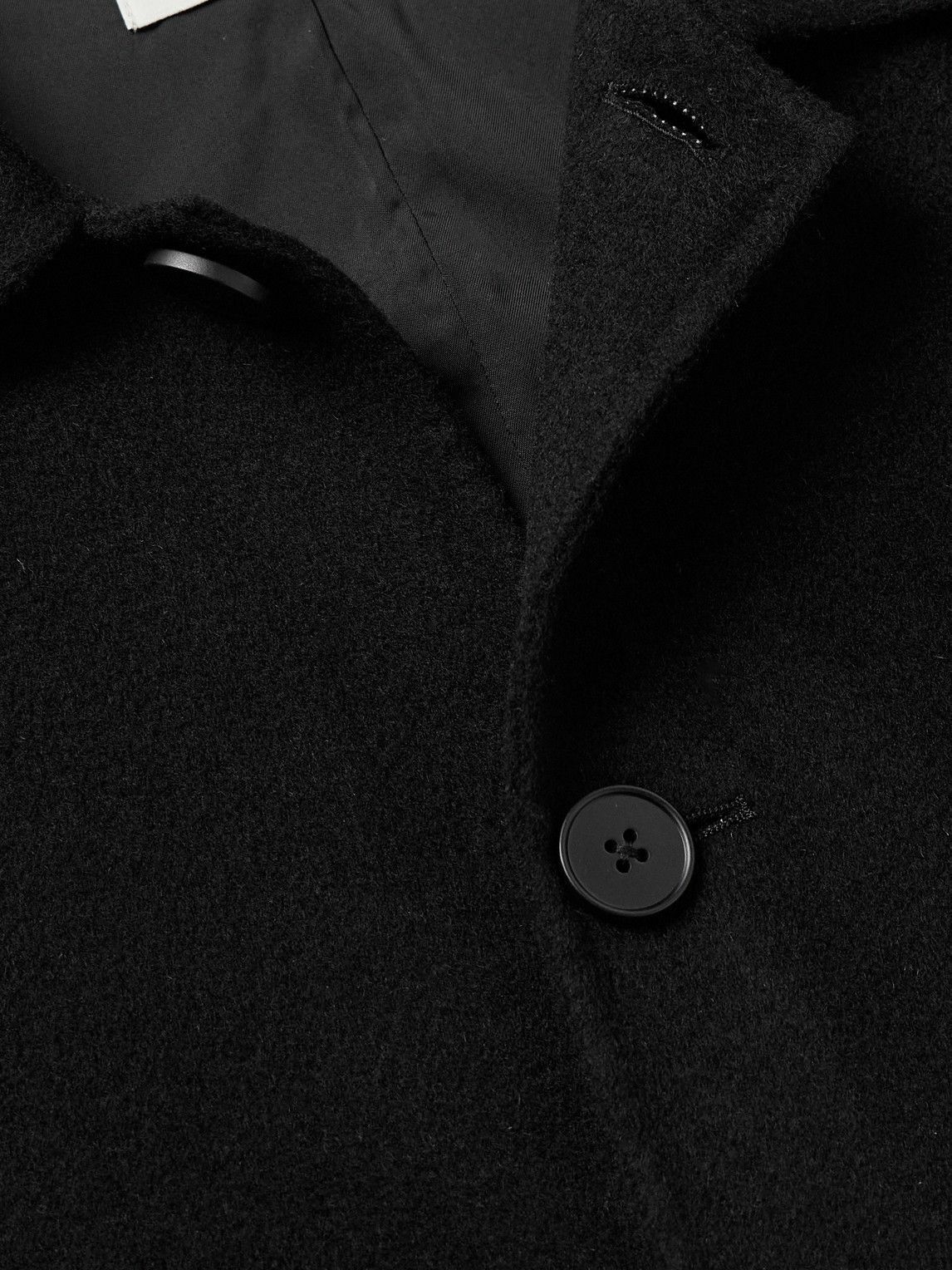 Officine Générale - Bryce Wool-Felt Coat - Black