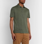 Boglioli - Linen Polo Shirt - Green