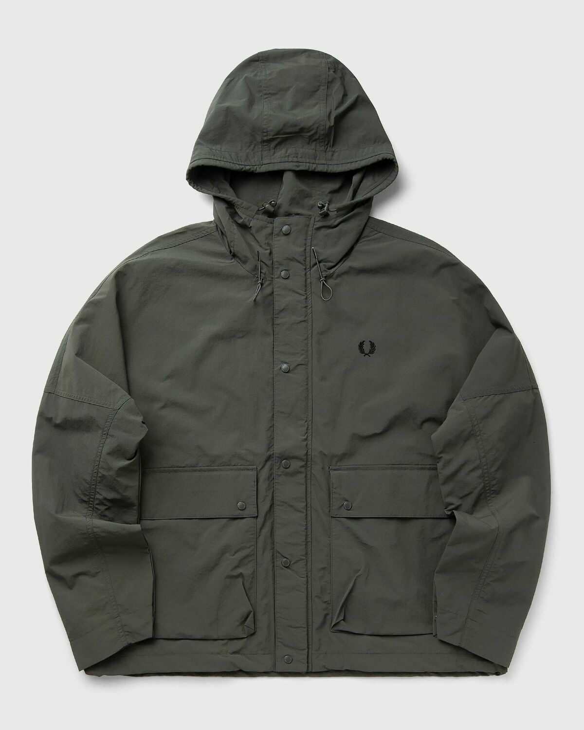 Fred Perry CROPPED FISHING PARKA Green Men