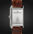Jaeger-LeCoultre - Reverso Classic Large 27mm Stainless Steel and Leather Watch - White