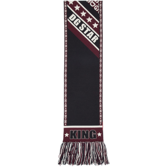 Dolce and Gabbana Red Logo Scarf Dolce & Gabbana
