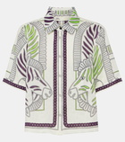 Tory Burch Printed linen shirt