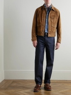 RRL - Alston Suede Jacket - Brown