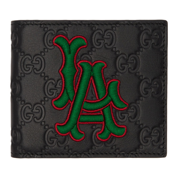 Photo: Gucci Black LA Angels Edition GG Wallet