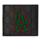 Gucci Black LA Angels Edition GG Wallet