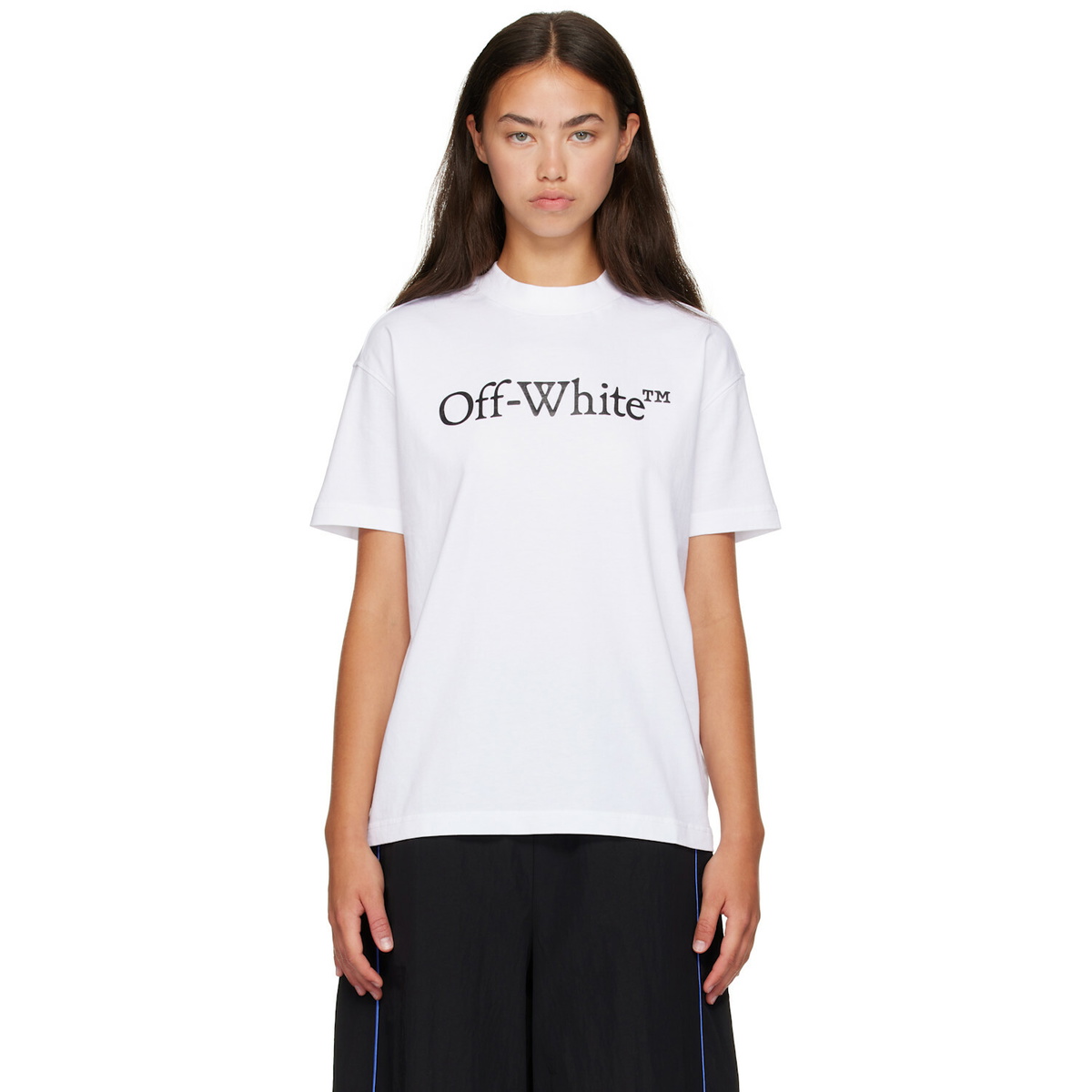 Off-White White Big Logo Bookish T-shirt