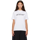 Off-White White Big Logo Bookish T-shirt